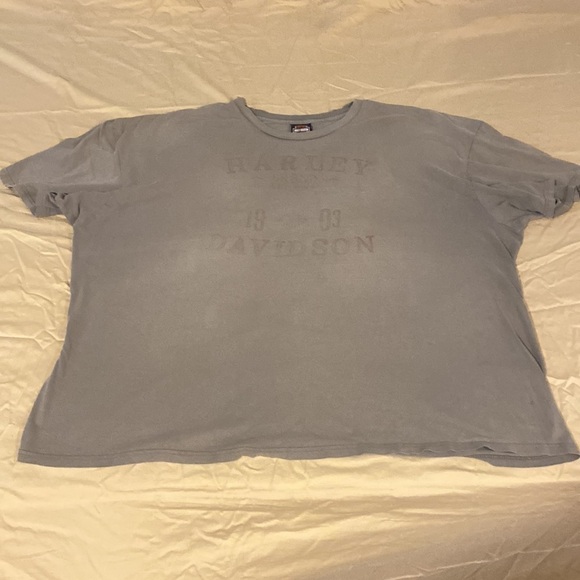 Men’s Harley Davidson Grey tea in size for 4XL - Picture 1 of 9